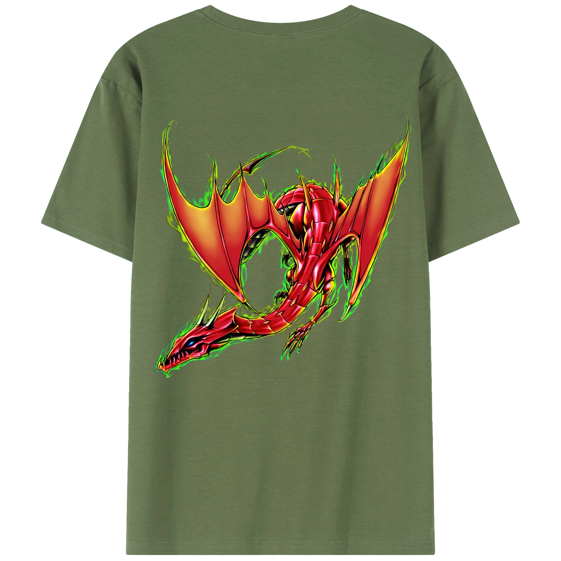 （画像用） 遊☆戯☆王 Yu-Gi-Oh! 綿100％ メンズ半袖Tシャツ（バックプリント） 通気性